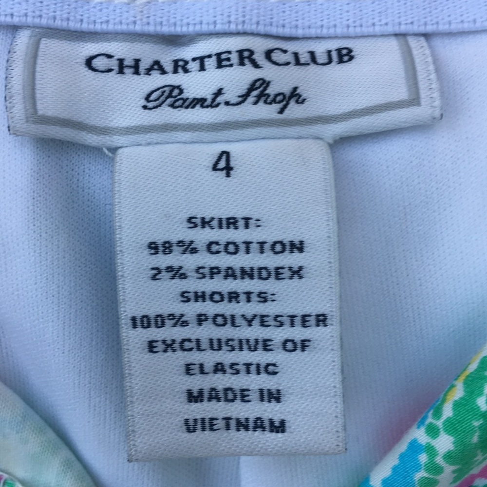 Skort- Charter Club- size 4 - Picture 3 of 5
